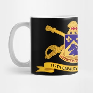 117th Cavalry Regiment w Br - Ribbon Mug